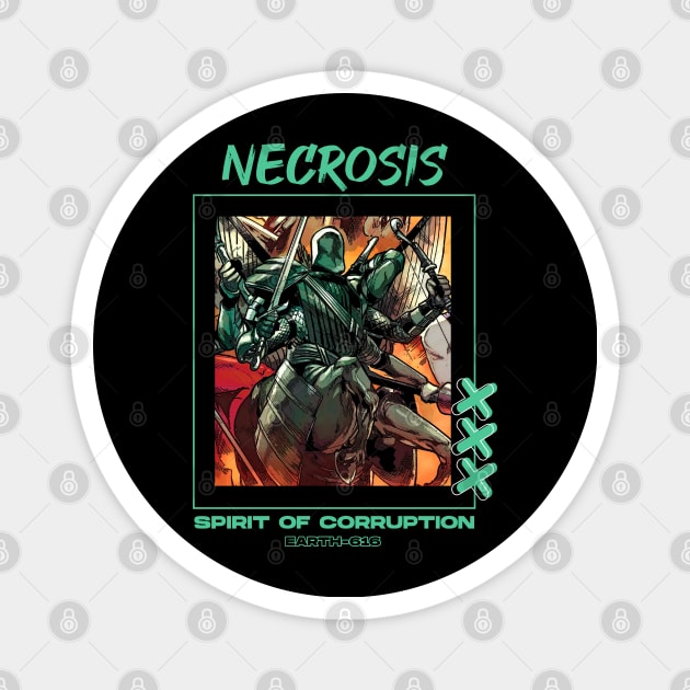 NECROSIS - SPIRIT OF CORRUPTION (MARVEL) Magnet by Skywiz